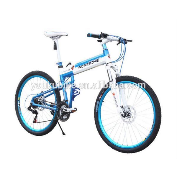 21 Speed Disc Brake Aluminum Folding Mountain Bike