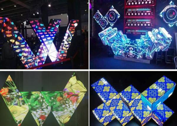 Parede video interna do diodo emissor de luz da cabine fresca do diodo emissor de luz DJ da forma P5 RGB para o clube da barra da música