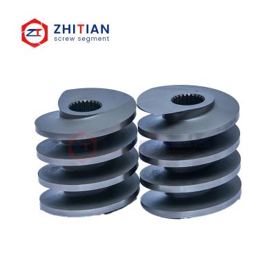 Enhances Material Intake And Conveying Efficiency Twin Screw Extruder Spare Parts Hardness HRC 56–60