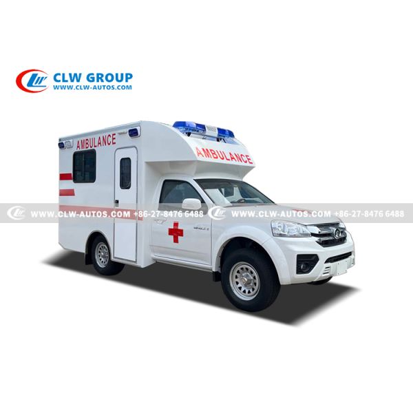 Foton 4x4 All-Terrain Ward-Type Ambulance with Mitsubishi 210HP Engine & Customizable Medical Suite