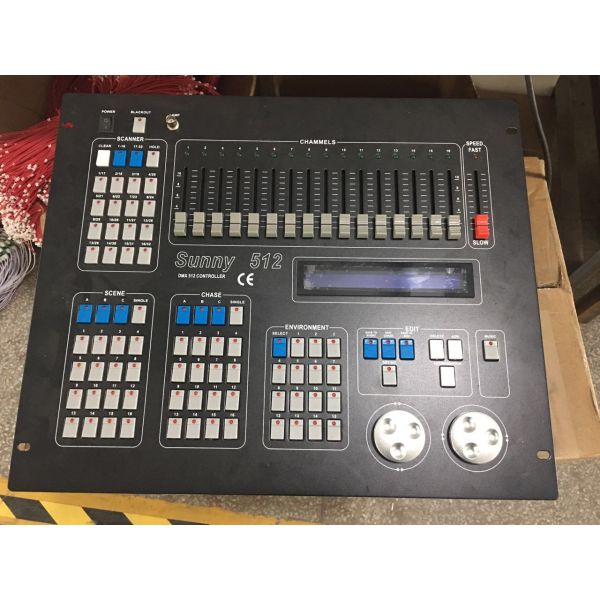 Professional Sunny 512 Controller DMX 512 Console Pro Stage Lighting with MA Command Wing