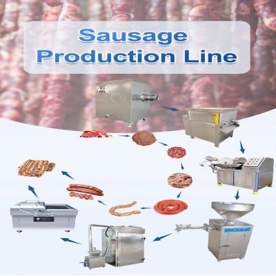 10kw Industrial Automatic Sausage Production Line For Natural Collagen Casings