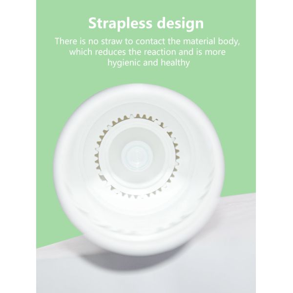 A bomba mal ventilada do sistema recarregável branco dos Pp engarrafa a forma redonda 30ml 50ml 100ml