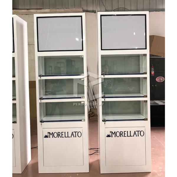 400*400*2400mm Luxury Jewellery Display Stands For Shops High End ODM