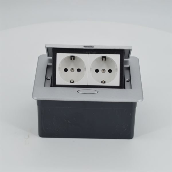 Multifunctional Zinc Alloy Desktop Office Pop Up Desk Power Outlets