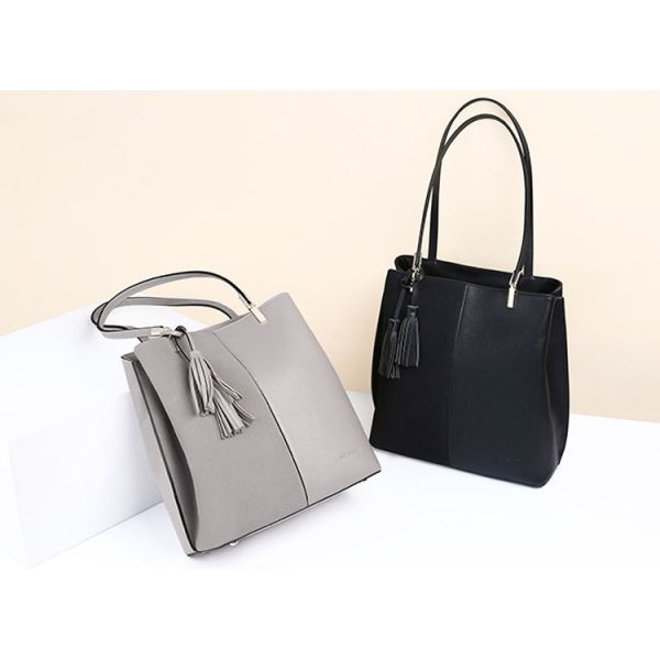 2019 new large-capacity tote bag fashion shoulder bag women's bag patchwork trend handbag