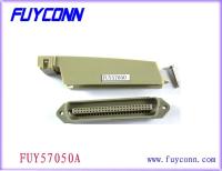 conector plástico de la capilla de 90 grados, soldadura 50 Pin Male Connectors de Centronic del campeón