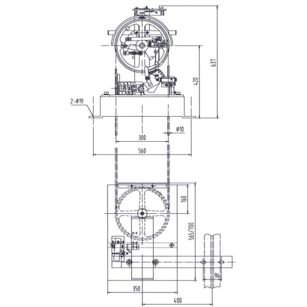 0.75m/S - части безопасности губернатора скорости лифта веревочки провода 2.5m/S