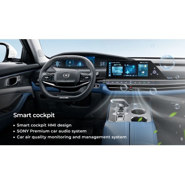 NEDC Changan UNI-K IDD Gas Electric Hybrid Cars 215km/H