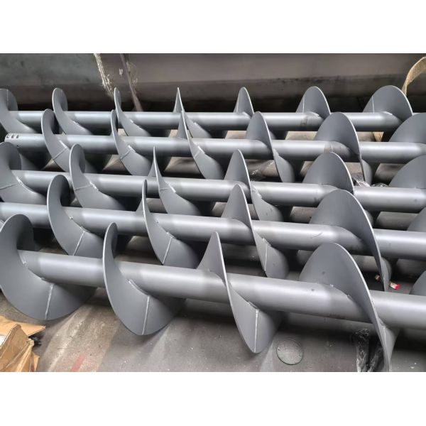 Stainless Steel Industrial Screw Conveyor Alkali Resistance Anti Wear