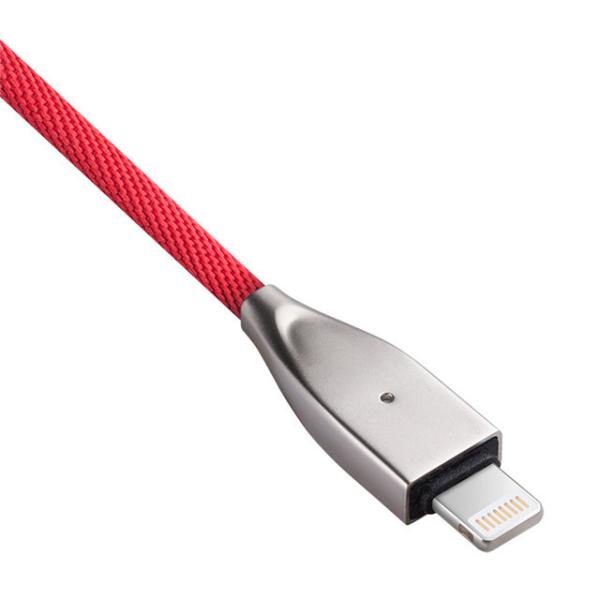 Auto Disconnect Charging Cable Lightning Nylon Braided USB Cable 1.2M