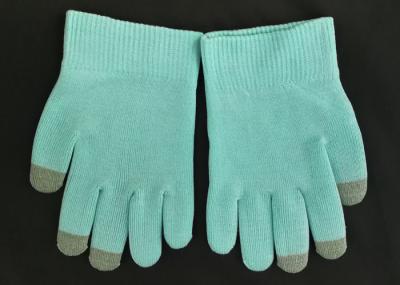 Blue Colour SPA Cotton Cosmetic Gloves Highly Effective Softening Hands