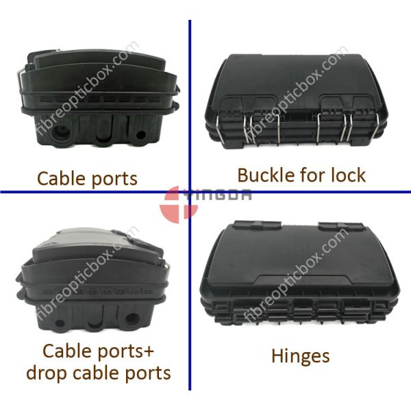 Коробка замка для канатов волокна ПП + ГФ делает емкость водостойким 290 * 190 * 110мм 24корес