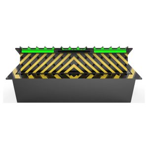 PLC Programming Control Hydraulic Road Blocker with 500mm Lifting Height and 3.7KW System Power