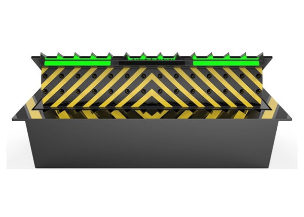 Automatic Hydraulic Road Blocker with 80T Loading Capacity, 304 Stainless Steel Blade, and PLC Control for Enhanced Security