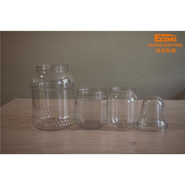 4 cavities cosmetic making pet plastic cream jar bottle blow molding machine