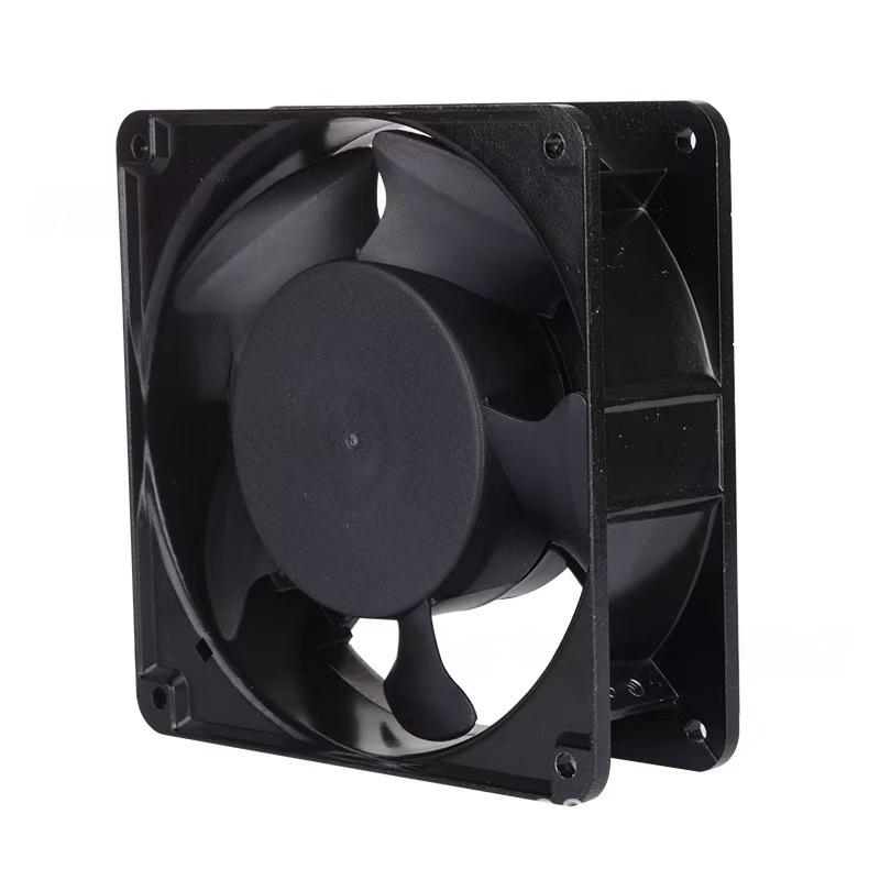AC220V High-Volume Axial Exhaust Fan HY-12038 with Ball/Oil Bearing for Welding Machine Distribution Cabinet