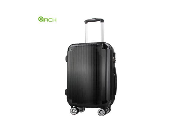 Double Zipper ABS Trolley Lightweight  Hardside Suitcase