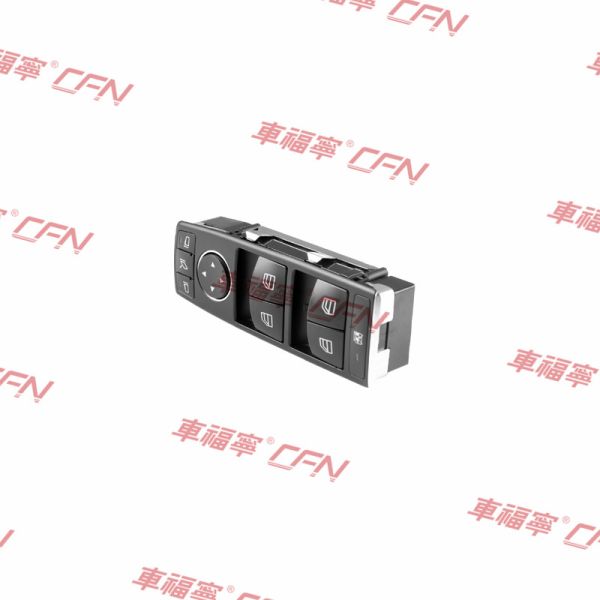 Interruptor de espejo de ventana del lado del conductor izquierdo para Tesla Model S Model X 2012-2021 1003589-00-B Negro