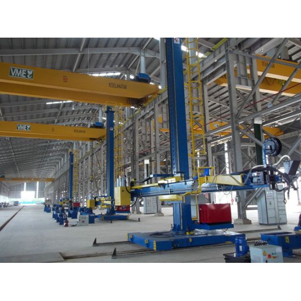 380V Wind Tower Production Line Welding Manipulator / Column and Boom