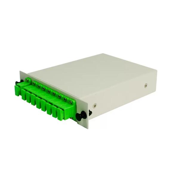 Cassette Type 1650nm SC APC Splitter 1x8 Fiber Optical PLC Splitter