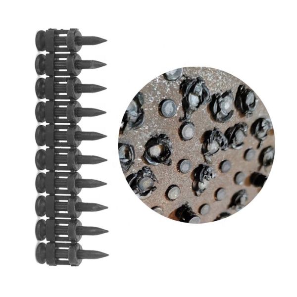 General Head Diameter Smooth Shank Steel Gas Nails for Concrete Nail Gun