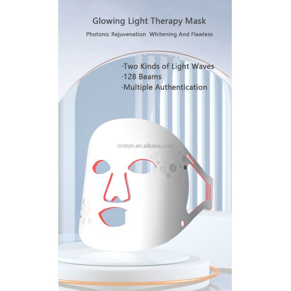 Portable Beauty Equipment LED Light Therapy Face Mask for Whitening and Acne Treatment