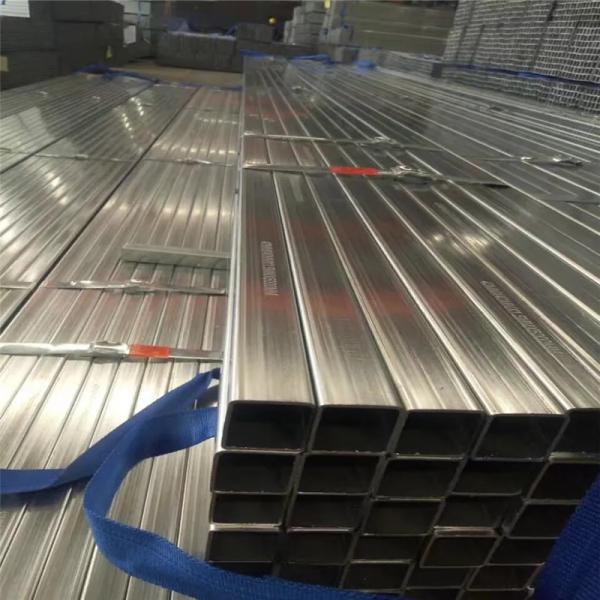 Z60g Galvanized Steel Rectangular Tube Seamless ASTM A106 10*30mm