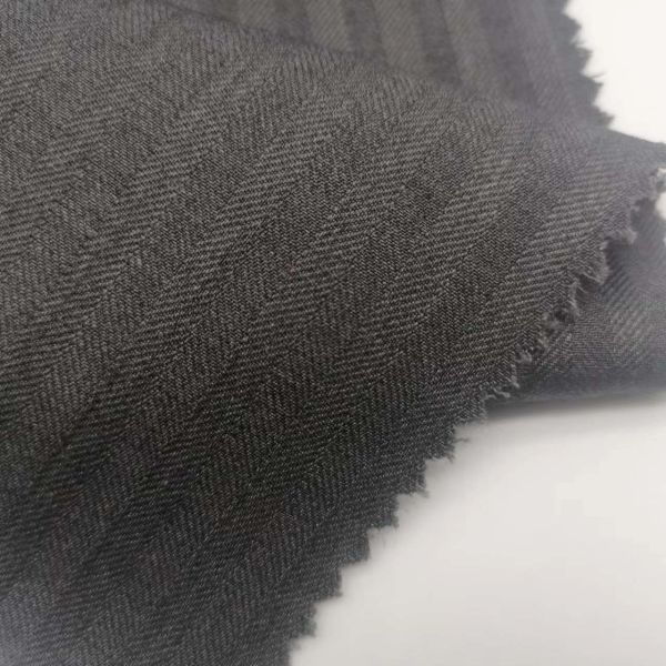 Stripe Breathable Wicking Fabric 90% Polyester 10% Wool 288gsm