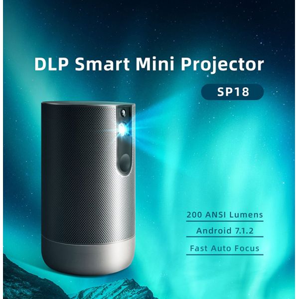 RK3368 00 Ansi Lumens 4K 3D Projector BT 4.2 MPEG-2 MPEG-4