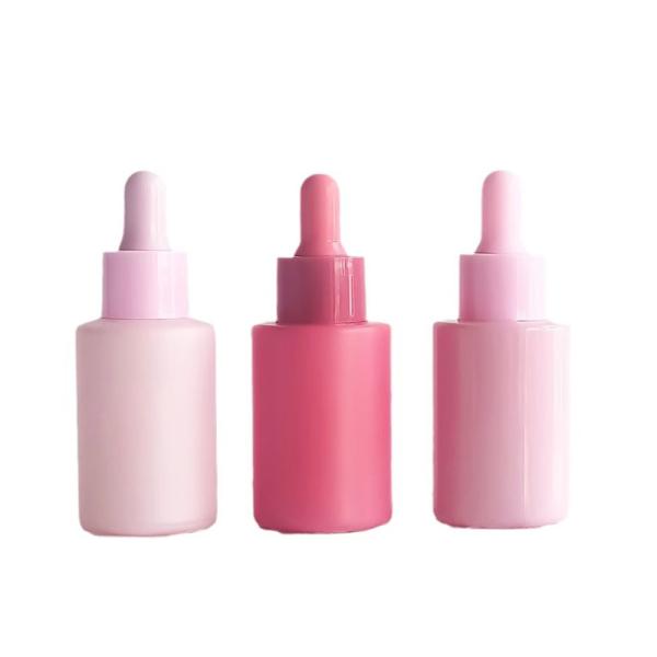 Botella de aceite esencial de vidrio de 30 ml, 50 ml y 100 ml, colores personalizados