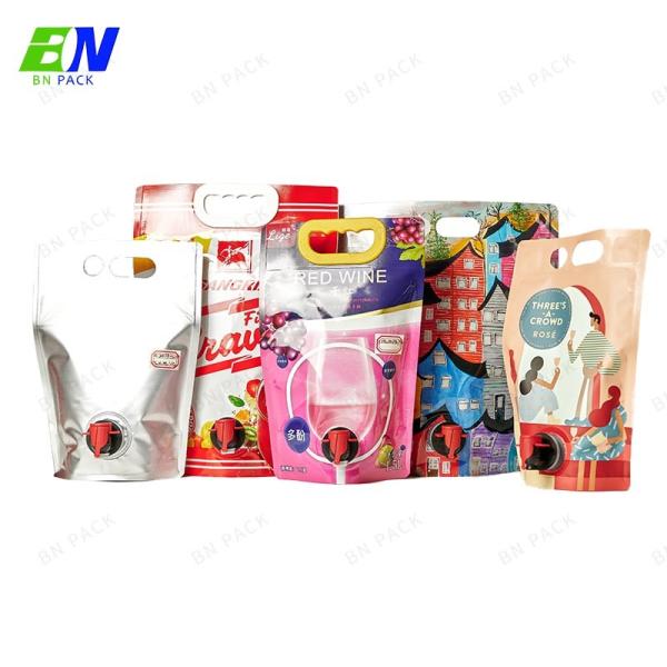 Bags In Box Wine Large Capacity Plastic Bag In Box Aseptic Liquid BIB  For Wine