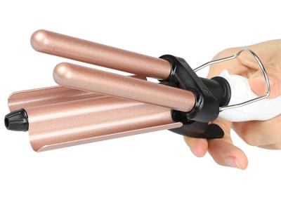 Digital Twisted Mini Hair Curler , 2 In 1 Hair Curler Straightener Ceramic Iron