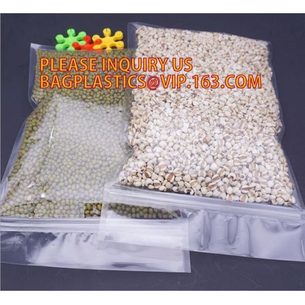 Candy Seal PP Plastic Zip Lock Bag, rice bag, pp rice bags, Freshness Protection Package Self Sealing clear Zip Lock Pla