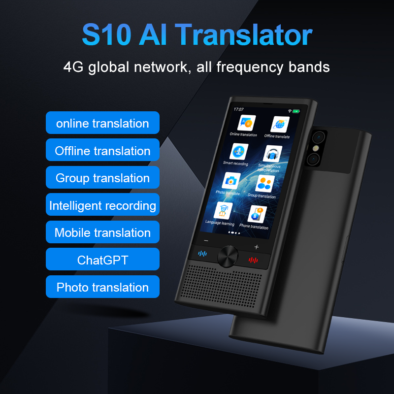 Smart AI Translator Device Portable Translation Machine Support Voice Text Scan Translation