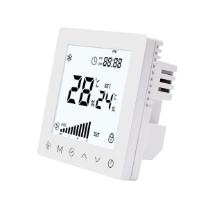 Digital LCD Screen Smart Wifi Thermostat Fan Coil FCU Thermostat For HVAC Systems