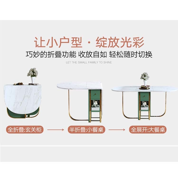 Dinning Room Furniture Small Tables Folding Table Outdoor Furniture Set Marble Luxury