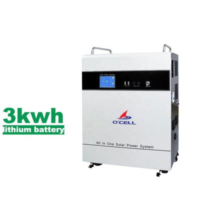 Híbrido do inversor da bateria 3kw 5kw 10kw 15kw dos sistemas do armazenamento de energia solar fora da grade com controlador de MPPT