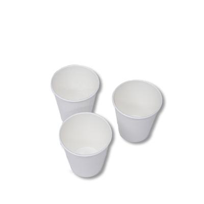 Eco-friendly Custom Size logo 100% Biodegradable Plastic Free Water-based Coating Customized Disposable Coffee Paper Cup