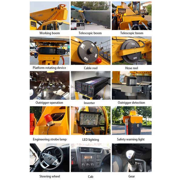 GKS45 45m Dongfeng AERIAL LIFT автовышка кран-манипулятор на базе грузового автомобиля