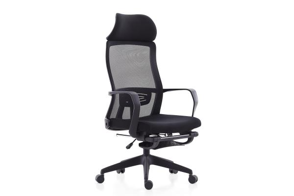 55mm Nylon Castor Mesh Swivel Office Chair High Back Executive Chair 12.4KG