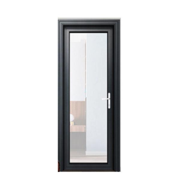 Modern Aluminum Glass Entry Door Clear External Aluminium Glass Door