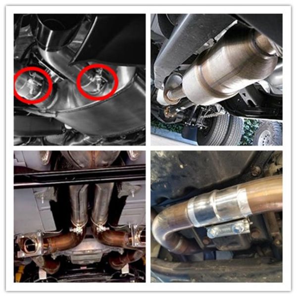 Тип 127mm 5,0' батта струбцины выхлопной трубы автомобиля