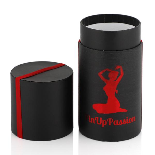 Luxury Eyewear Round Storage Packaging Kraft Paper Tube Box For Sunglasses