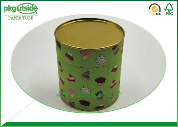 Gift Cardboard Tube Containers , Elegant Design Paper Cylinder Packaging