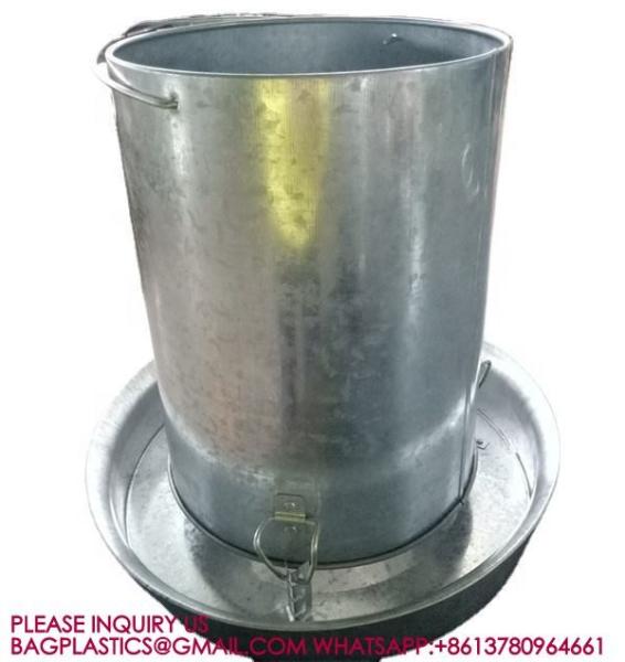 Chicken Feeder Galvanized Chicken Feeder POULTRY FARM Poultry Husbandry Steel Equipment
