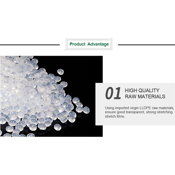 Pallet Wrap Packaging Plastic LLDPE Stretch Film 8 To 16 Micron 3M