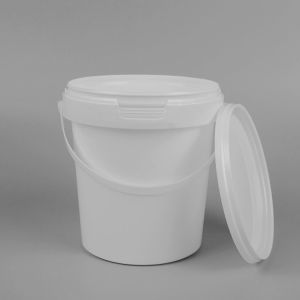 800ml Transparent Plastic Food Bucket with Lid