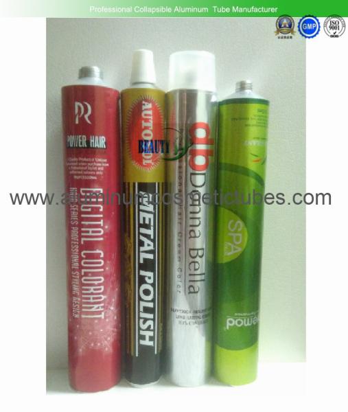 Face Cream Empty Cosmetic Tubes Aluminum Hot Stamping Non - Reactive Nature