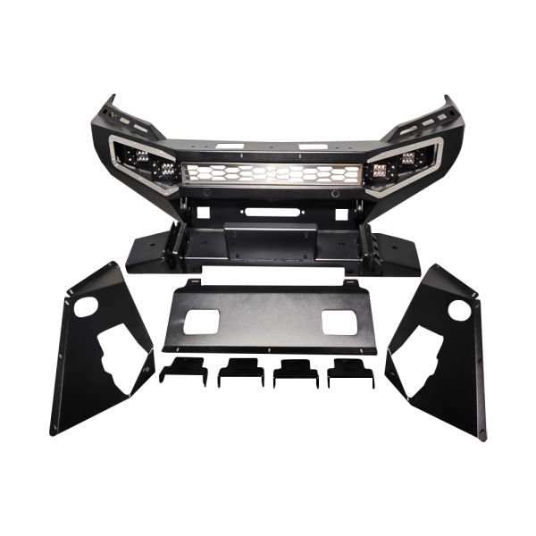 Customized Thickness Car Body Kit for Mitsubishi Triton Steel Front and Rear Bumpers